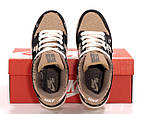 Чоловічі кросівки Nike Dunk Cactus Jack (бежеві з чорним) зручні осінні стильні кеди К12532 топ, фото 7