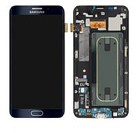 Модуль (сенсор + дисплей) Samsung G928 Galaxy S6 Edge Plus blue + frame (Original)