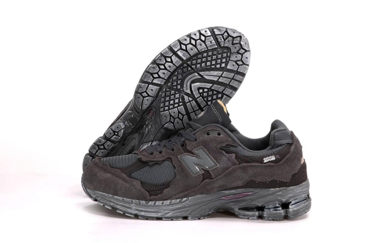 Чоловічі кросівки New Balance 2002R (темно-сірі) модні зручні трендові кроси К14280 top, фото 1
