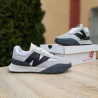 Мужские кроссовки New Balance Casablanca Tennis Club XC-72 (серые с чёрным) стильные деми кроссы О10889 cross