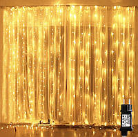 YINUO Light Светодиодная цепочка Рождественский световой декоративный занавес