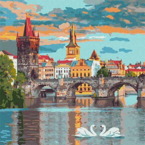 Картина по номерам "Вечірня Прага" ★★★★ [tsi187482-TSI]