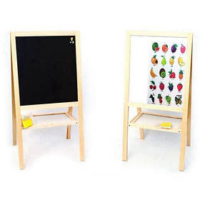 Мольберт шкільний з набором магнітів "Фрукти ы ягоди" [tsi194986-TSI]