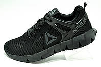 Кроссовки Reebok Zig Dynamica 2 мужские черные сетка 45р.