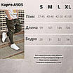 Стильний чоловічий комплект білий лонгслів чорні штани карго з накладними кишенями Розміри: S, M, L, XL, фото 4