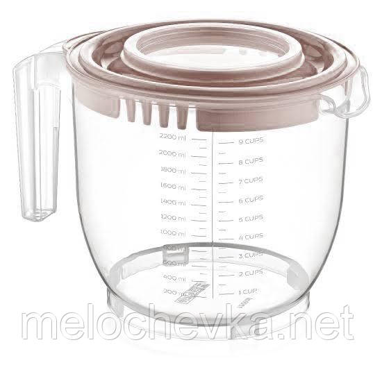 Миска з кришкою для збивання