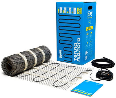 Двожильний нагрівальний мат ZUBR DC Mat 160 Вт/м²