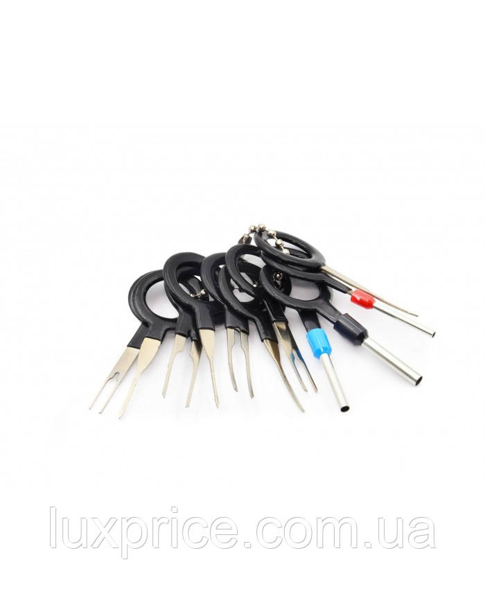 Набір знімачів для вилучення пінів контактів із роз'ємів авто 11 шт Geko G02702    Luxprice, фото 1