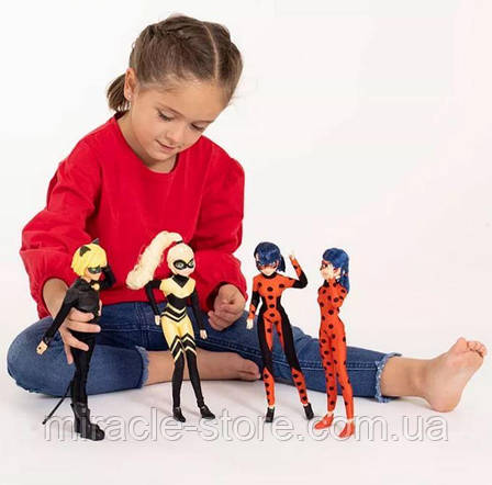 Великий набір ляльок Леді Баг і Супер Кіт з маскою (набір 6 шт.) Лялька для дівчаток Леді Баг і Супер Кот, фото 2