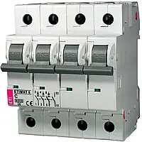 Автоматический выключатель 4P 16А (3P+N) С ETI 2146516
