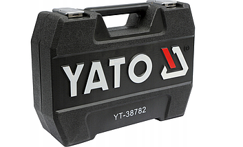 Набір інструментів торцеві ключі та насадки Yato YT-38782 72 ел., фото 2