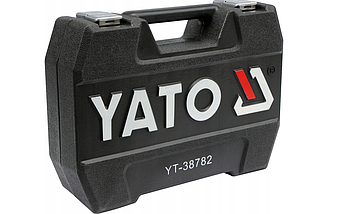 Набір інструментів торцеві ключі та насадки Yato YT-38782 72 ел., фото 5