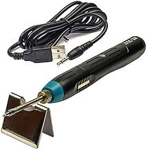 Паяльник WEP 947 USB портативний з підставкою (живлення від USB 5V, 9W, t 500 гр C)