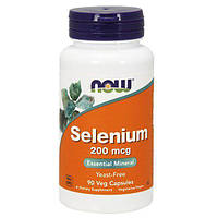 Селен без дрожжей Now Foods (Selenium) 200 мкг 90 капсул