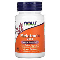 Мелатонин Now Foods (Melatonin) 3 мг 60 капсул