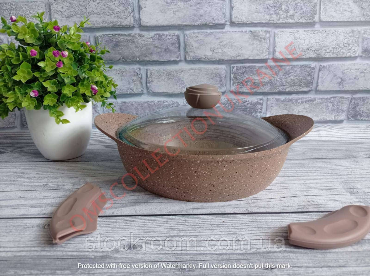 Сотейник з алюмінію з антипригарним покриттям OMS Collection (Туреччина) арт.3320