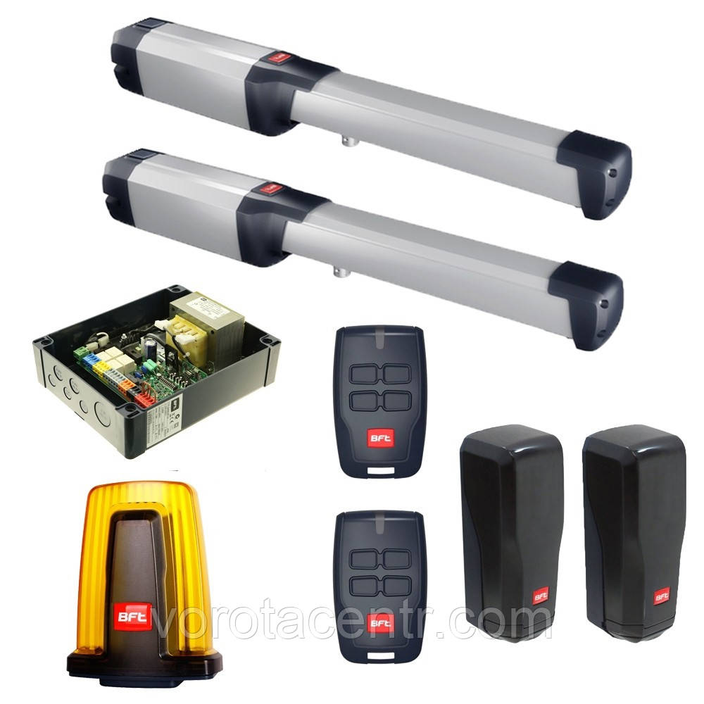 Комплект автоматики для двостулкових воріт BFT Athos AC A40 FULL KIT