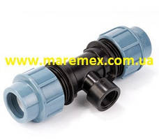 Тройник с внутренней резьбой (ВР) 75х2 (0) - Santehplast