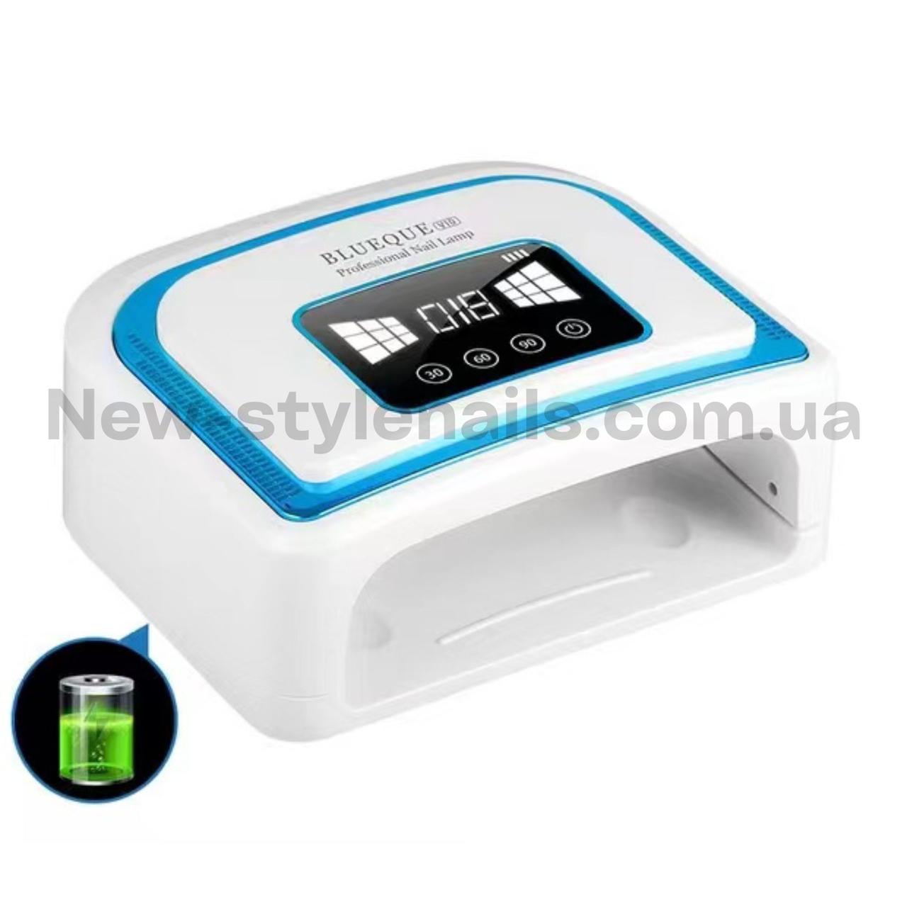 Лампа для сушіння нігтів UV/LED BQ V10 на акумуляторі на 120 Вт.