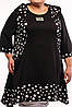 Подовжена туніка "Сузір'я" з асиметричним низом клешена 62-64, фото 6