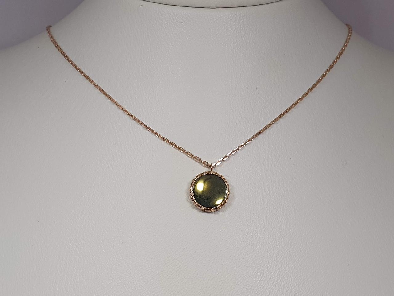 Золоте кольє з агатом. 811431_3Ч 40