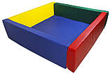 Дитячий сухий басейн Квадрат з матом шкірзам, фото 4