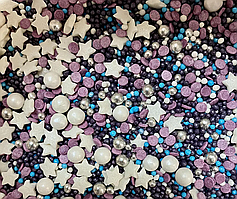 Посипка кондитерська мікс Зоряний коктель 100 гр.