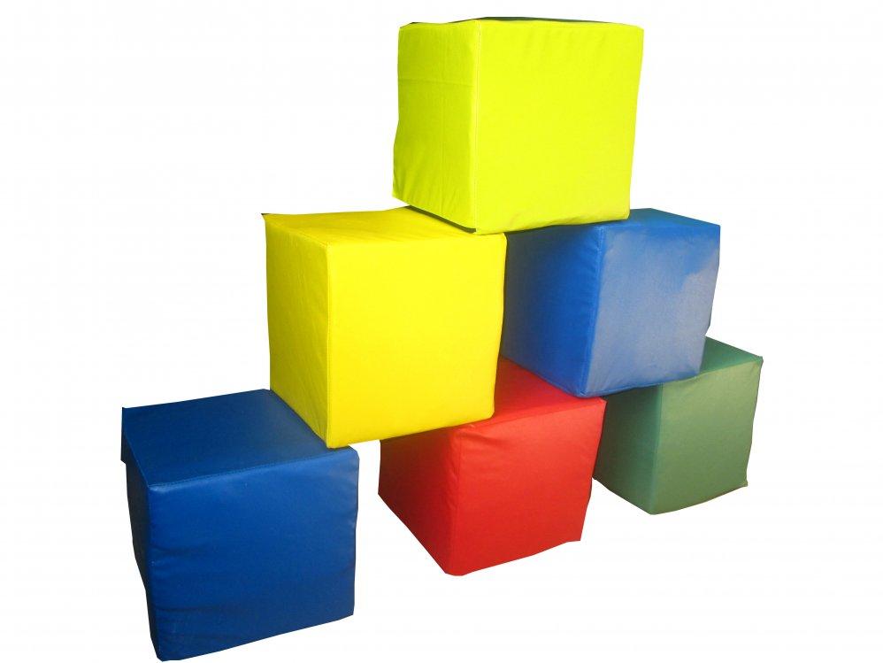 М'який модульний набір Кубики 30*30*30 см.