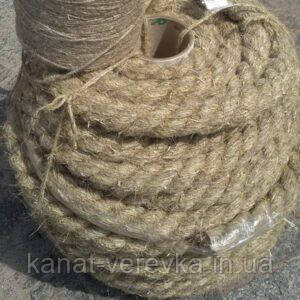 Канат льонопеньковий 40 мм 50 м