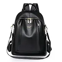 Рюкзак жіночий міський еко-шкіра 32 * 24см чорний (5-0024)