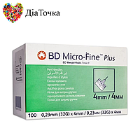 Иглы для шприц-ручек BD Micro-Fine + "МикроФайн" 4мм 100 шт.