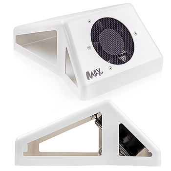 Витяжка для манікюру 100Вт, MAX Ultimate, з регулятором швидкості, Біла / Настільна манікюрна витяжка