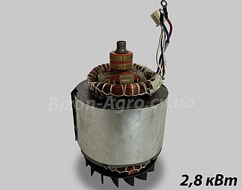 Статор в зборі з ротором 2,5/2.8 кВт (100% Мідь!)