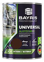 Эмаль универсальная алкидная Universal BAYRIS 0.9, Красно-коричневая