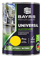 Эмаль универсальная алкидная Universal BAYRIS 0.9, Желтая