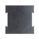 Гумова плитка з кріпленням ластівчин хвіст 700х700 мм, фото 4