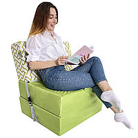 Безкаркасне крісло розкладне ліжко Мікс Поролон