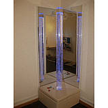 Бульбашкова колона для сенсорної кімнати з квадратним пуфом, фото 2