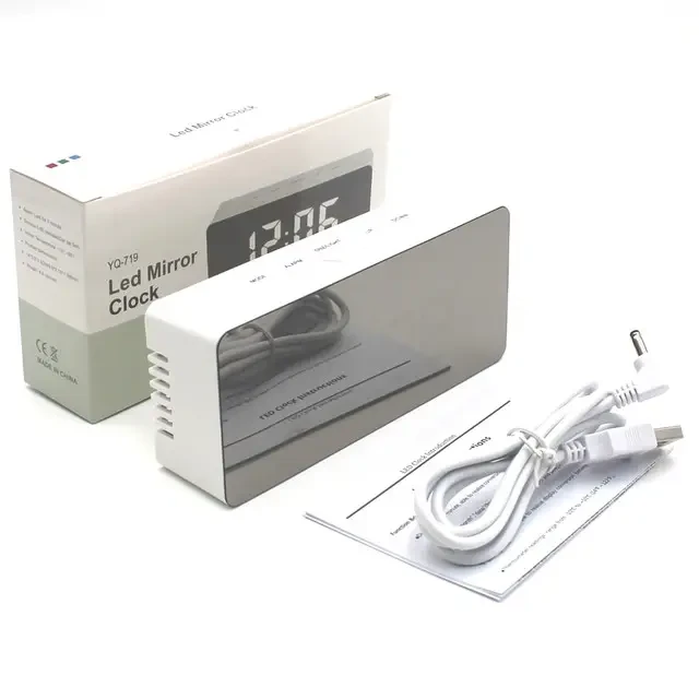 Купить Настольные светодиодные лед часы с подсветкой YQ719 электронные