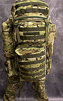 Армейский рюкзак баул 100-110 литров, Военный рюкзак ВСУ 100-110 литров, Тактический рюкзак баул, Мультикам