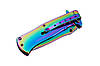 Ніж складаний Фліппер Градієнт Хамелеон з Кліпсою на пояс 440С сталь, фото 7