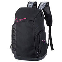 Рюкзак Nike ELITE PRO Basketball черный с розовым водонепроницаемый спортивный с воздушной подушкой