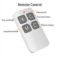 Інтерактивна USB іграшка для собак м'ячик на пульті управління AUTO PET TOY BALL помаранчевий 8 см, фото 5