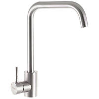 CHAMPION SUS-011-G(N) Змішувач для кухні Нержавійка (без підводки) (CH0296)