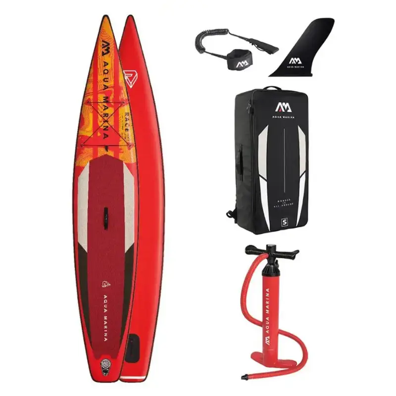 Сапборд Aqua Marina Race iSUP 12'6 2021 — надувна дошка для САП серфінгу, sup board
