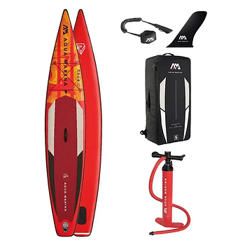 Сапборд Aqua Marina Race iSUP 12'6 2021 — надувна дошка для САП серфінгу, sup board