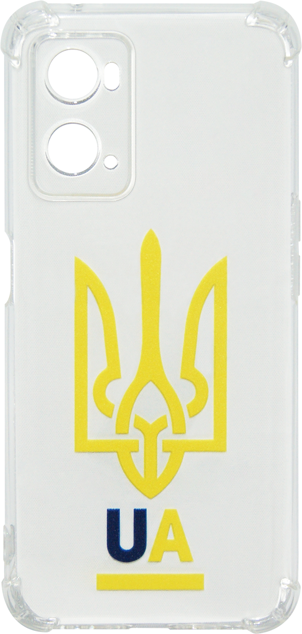 Силікон OPPO A76/A96 clear Ukraine Case