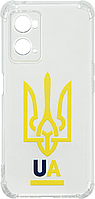 Силікон OPPO A76/A96 clear Ukraine Case