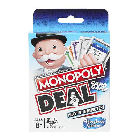 Монополія Угода Настільна гра Monopoly Deal / Монополія Угода + ПРАВИЛА УКРАЇНСЬКОЮ, фото 1