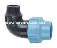 Колено с наружной резьбой (НР) 25х 1/2 (250) - Santehplast